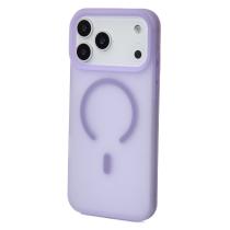 Силиконовый чехол SOFT MATT с поддержкой MagSafe для iPhone 17 Pro pale purple