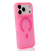 Силиконовый чехол SOFT MATT с поддержкой MagSafe для iPhone 17 Pro rose red