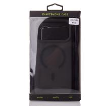 Силиконовый чехол SOFT MATT с поддержкой MagSafe для iPhone 17 Pro Max black