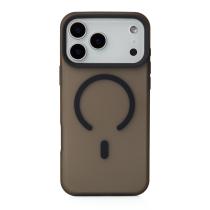Силиконовый чехол SOFT MATT с поддержкой MagSafe для iPhone 17 Pro Max black
