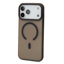 Силиконовый чехол SOFT MATT с поддержкой MagSafe для iPhone 17 Pro Max black