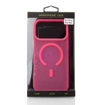 Силиконовый чехол SOFT MATT с поддержкой MagSafe для iPhone 17 Pro Max rose red