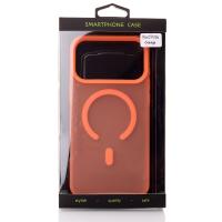 Силиконовый чехол SOFT MATT с поддержкой MagSafe для iPhone 17 Pro Max orange