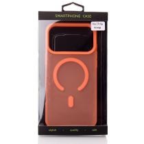 Силиконовый чехол SOFT MATT с поддержкой MagSafe для iPhone 17 Pro Max orange