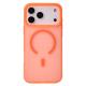 Силиконовый чехол SOFT MATT с поддержкой MagSafe для iPhone 17 Pro Max orange
