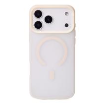 Силиконовый чехол SOFT MATT с поддержкой MagSafe для iPhone 17 Pro Max antique white