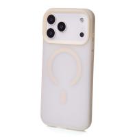 Силиконовый чехол SOFT MATT с поддержкой MagSafe для iPhone 17 Pro Max antique white