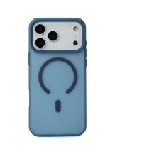 Силиконовый чехол SOFT MATT с поддержкой MagSafe для iPhone 17 Pro Max dark blue