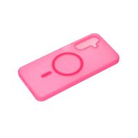 Силиконовый чехол SOFT MATT с поддержкой MagSafe для Samsung A17 rose red