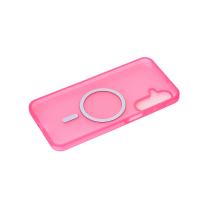 Силиконовый чехол SOFT MATT с поддержкой MagSafe для Samsung A17 rose red