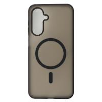 Силиконовый чехол SOFT MATT с поддержкой MagSafe для Samsung A17 black