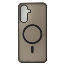 Силиконовый чехол SOFT MATT с поддержкой MagSafe для Samsung A17 black