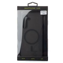 Силиконовый чехол SOFT MATT с поддержкой MagSafe для Samsung S24 Plus/S25 Plus black