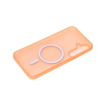 Силиконовый чехол SOFT MATT с поддержкой MagSafe для Samsung S24 Plus/S25 Plus orange