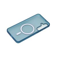 Силиконовый чехол SOFT MATT с поддержкой MagSafe для Samsung S24 Plus/S25 Plus dark blue
