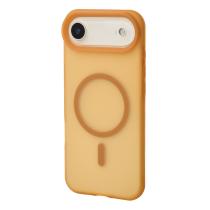 Силиконовый чехол SOFT MATT с поддержкой MagSafe для iPhone 17 AIR coffee brown