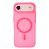 Силіконовий чохол SOFT MATT з підтримкою MagSafe для iPhone 17 AIR rose red