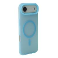 Силіконовий чохол SOFT MATT з підтримкою MagSafe для iPhone 17 AIR light blue