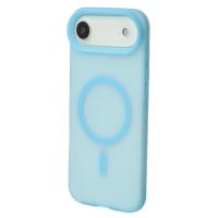 Силіконовий чохол SOFT MATT з підтримкою MagSafe для iPhone 17 AIR light blue