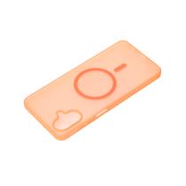 Силиконовый чехол SOFT MATT с поддержкой MagSafe для Samsung A07 orange