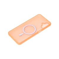 Силиконовый чехол SOFT MATT с поддержкой MagSafe для Samsung A07 orange
