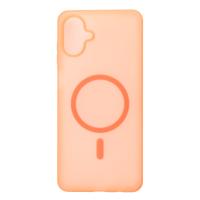 Силиконовый чехол SOFT MATT с поддержкой MagSafe для Samsung A07 orange