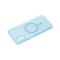 Силиконовый чехол SOFT MATTE с поддержкой MagSafe для Samsung A07 light blue