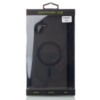 Силиконовый чехол SOFT MATT с поддержкой MagSafe для Samsung A07 black