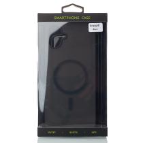 Силиконовый чехол SOFT MATT с поддержкой MagSafe для Samsung A07 black