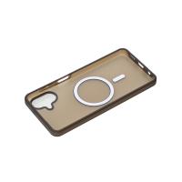 Силиконовый чехол SOFT MATT с поддержкой MagSafe для Samsung A07 black