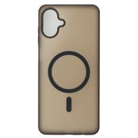 Силиконовый чехол SOFT MATT с поддержкой MagSafe для Samsung A07 black