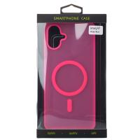 Силиконовый чехол SOFT MATT с поддержкой MagSafe для Samsung A07 rose red