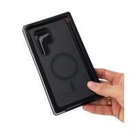 Силиконовый чехол SOFT MATT с поддержкой MagSafe для Samsung S25 Ultra black