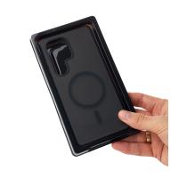 Силиконовый чехол SOFT MATT с поддержкой MagSafe для Samsung S25 Ultra black