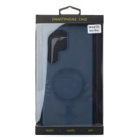 Силиконовый чехол SOFT MATT с поддержкой MagSafe для Samsung S25 Ultra dark blue