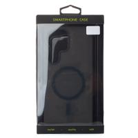 Силиконовый чехол SOFT MATT с поддержкой MagSafe для Samsung S24 Ultra black