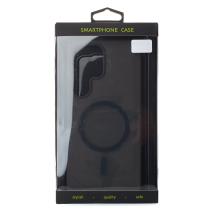 Силиконовый чехол SOFT MATT с поддержкой MagSafe для Samsung S24 Ultra black