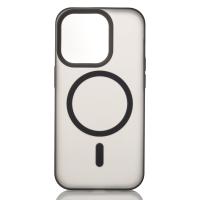 Силиконовый чехол SOFT MATTE с поддержкой MagSafe для iPhone 13/14 black