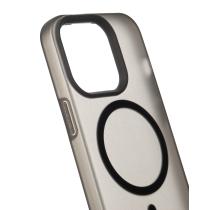 Силиконовый чехол SOFT MATTE с поддержкой MagSafe для iPhone 13/14 black