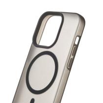 Силиконовый чехол SOFT MATTE с поддержкой MagSafe для iPhone 13/14 black