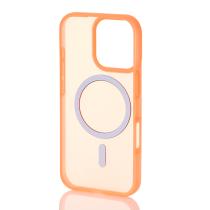 Силиконовый чехол SOFT MATT с поддержкой MagSafe для iPhone 16 Pro Max orange