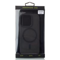 Силиконовый чехол SOFT MATT с поддержкой MagSafe для iPhone 16 Pro black