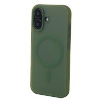 Силиконовый чехол SOFT MATT с поддержкой MagSafe для iPhone 17 saga green