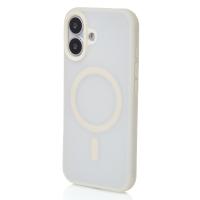 Силиконовый чехол SOFT MATT с поддержкой MagSafe для iPhone 17 antique white