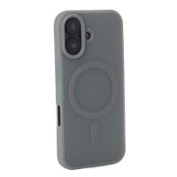 Силиконовый чехол SOFT MATT с поддержкой MagSafe для iPhone 17 grey