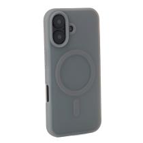 Силиконовый чехол SOFT MATT с поддержкой MagSafe для iPhone 17 grey
