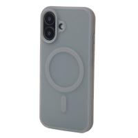 Силиконовый чехол SOFT MATT с поддержкой MagSafe для iPhone 17 grey