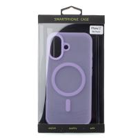 Силиконовый чехол SOFT MATT с поддержкой MagSafe для iPhone 17 pale purple