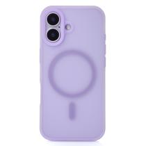 Силиконовый чехол SOFT MATT с поддержкой MagSafe для iPhone 17 pale purple