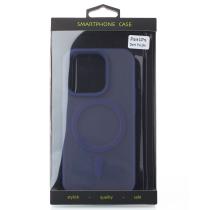 Силиконовый чехол SOFT MATTE с поддержкой MagSafe для iPhone 14 Pro dark purple